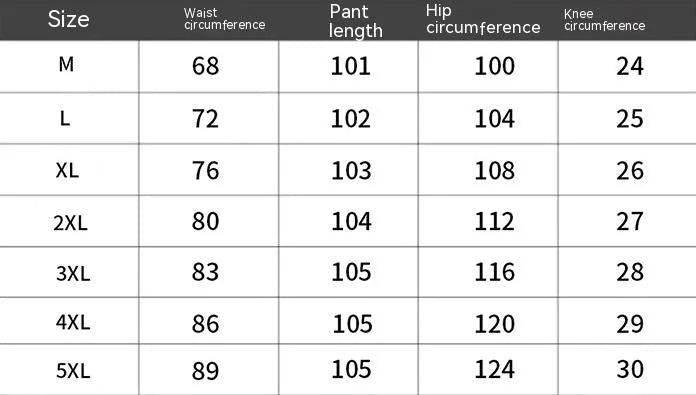 UI Men's Casual Pants White Baggy Straight Trousers